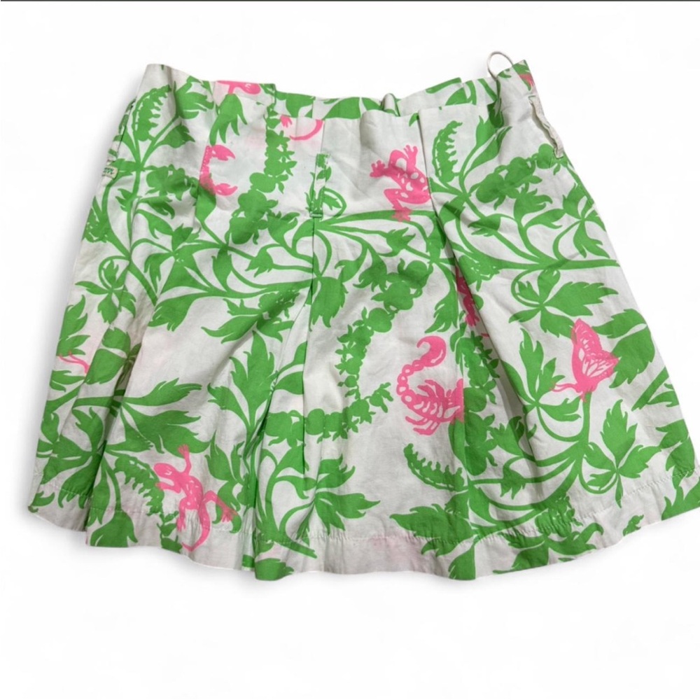 Miss Sixty Green and Pink Pleated Skirt - size medium